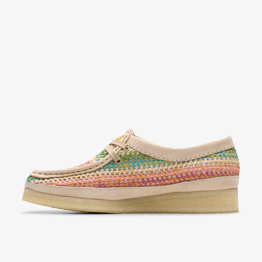 wallabee - veelkleurige raffia